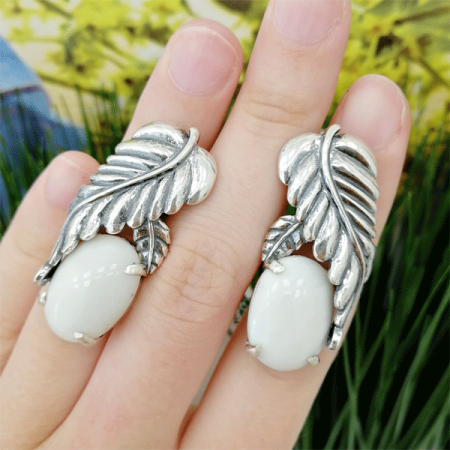 Серебряные серьги Капля росы